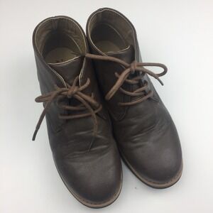 Kids Ankle Bootie Size 4 Lace up Perry Ellis America